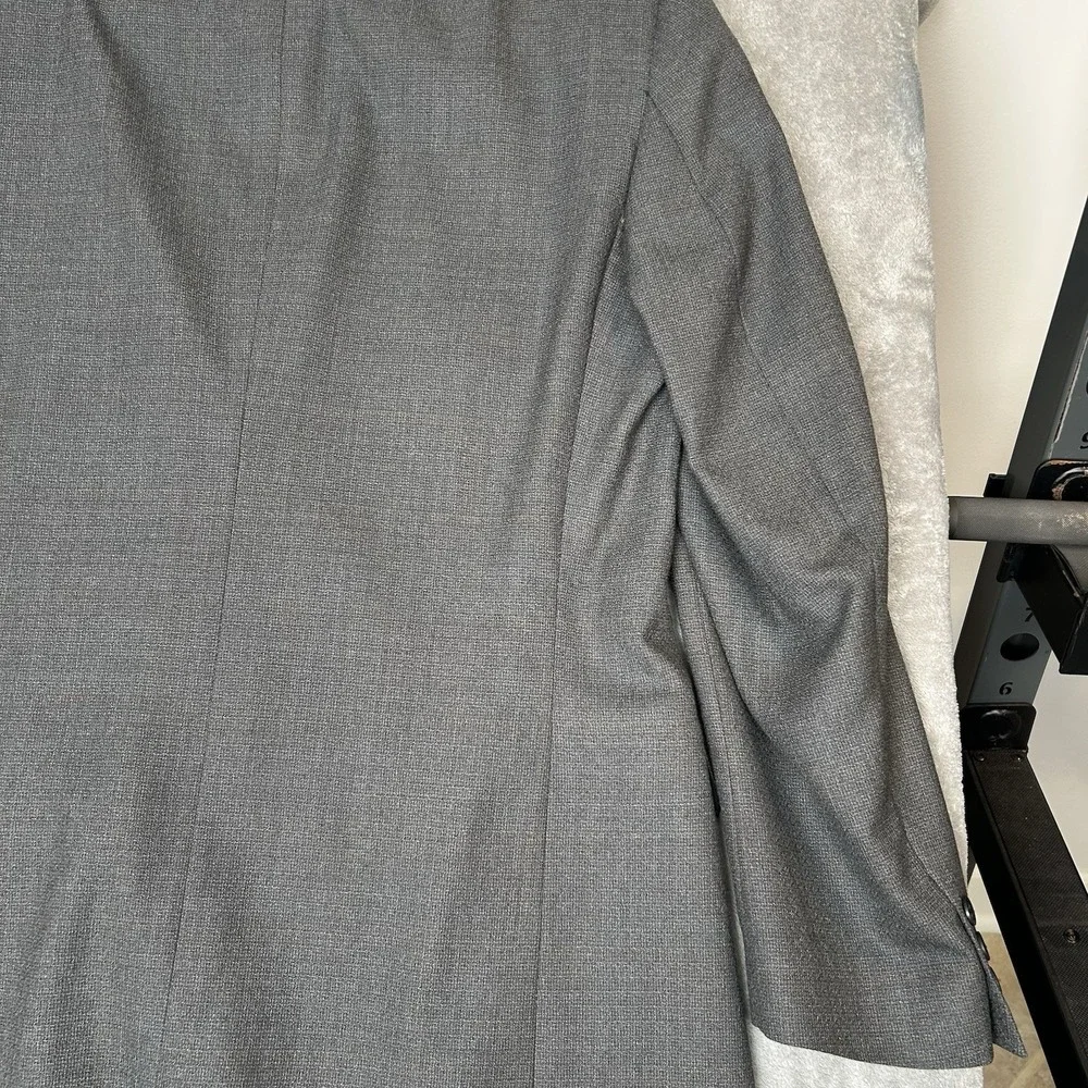 CHRISTIAN DIOR MONSIEUR PARIS 100% PURE WOOL USA VINTAGE SPORT COAT JACKET GRAY